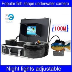 100m Underwater 7" Colour Screen Video Camera System Fishing Finder